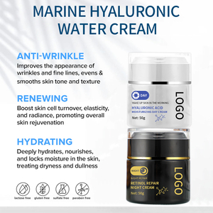 Crème Visage Hydratante Correctrice de Taches Sombres à l'Huile de Jojoba au Rétinol Vegan OEM avec Acide Hyaluronique pour Utilisation de Jour - Product Image 3