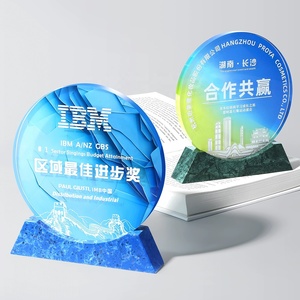 Danh dự của tinh thể K9 Khắc tinh thể Trophy công ty cuộc họp thường niên pha lê Thủ công mỹ nghệ lưu niệm kinh doanh Quà tặng thủ công kim loại kim cương - Product Image 1