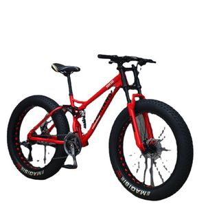 Prix d'usine Vélo hybride à suspension intégrale à 21 vitesses avec gros pneus pour l'équitation dans la neige et les routes de montagne - Product Image 2