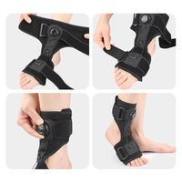 Orthèse de cheville pour la marche en extérieur, correction de la chute de la cheville, traction, protection, réglable, respirante, flexible, unisexe