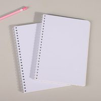 Carnet spirale A5 Macaron couleur unie à paillettes, journal ligné à reliure métallique avec couverture scintillante pour étudiant