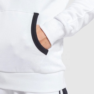 ชุดกีฬาสำหรับผู้ชาย,ชุดวอร์มผ้าโพลีเอสเตอร์สีพื้น - Product Image 6