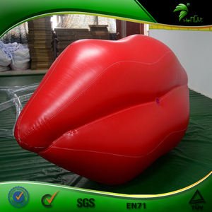 ลูกโป่งรูปปากสีแดงเซ็กซี่สำหรับตกแต่งวันวาเลนไทน์ ตุ๊กตาลมรูปปากพร้อม <span class=keywords><strong>SPH</strong></span> - Product Image 3