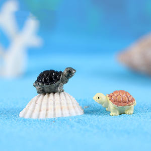 Tortue artificielle modèle Aquarium fée jardin décor décoration petit Animal thème <span class=keywords><strong>Place</strong></span> été plage paysage Miniatures jouets - Product Image 2