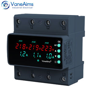 Driefasige instelbare beveiliging met 6-cijferig LED-display voor spannings- en overbelastingsbeveiliging 63A/80A/100A 380V - Product Image 6