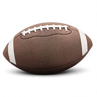 Ballon de rugby d'entraînement en mousse PU, tailles 9 et 5, sur mesure, hautement élastique, modèle enfant 0967, fabriqué en Chine