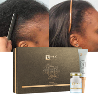 Sérum de croissance capillaire à marque privée, huile naturelle végane de pointe pour une croissance rapide des cheveux pour femmes noires