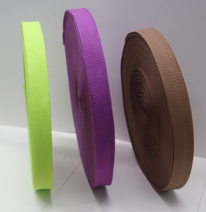 Buona qualità 10mm-100mm di larghezza personalizzata multicolore polipropilene cinghie durevoli <span class=keywords><strong>PP</strong></span> borse guinzagli per cani - Product Image 4