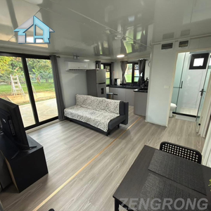 Maisons modulaires extensibles <span class=keywords><strong>de</strong></span> 20 pieds, villas préfabriquées pliables en conteneurs, faible coût d'expédition pour <span class=keywords><strong>la</strong></span> <span class=keywords><strong>location</strong></span> <span class=keywords><strong>de</strong></span> cabanes <span class=keywords><strong>de</strong></span> vacances, <span class=keywords><strong>de</strong></span> glamping et <span class=keywords><strong>de</strong></span> villégiature - Product Image 6