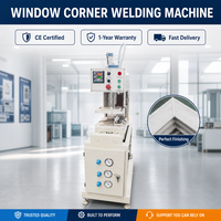 Machine de soudage pneumatique manuelle à tête unique pour profilés PVC, soudeuse UPVC à tête unique, plaque chauffante et pièces de rechange en tissu téflon