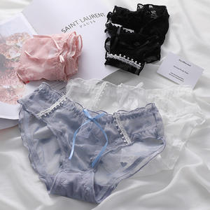 Whoelasale nouvelles filles très chaudes respirantes à la mode de <span class=keywords><strong>haute</strong></span> qualité portant des culottes en satin pour les femmes - Product Image 4