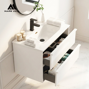 Mobile <span class=keywords><strong>Bagno</strong></span> Moderno Stile Europeo Mars Villa, Personalizzabile 50*80cm, da Parete con Specchio LED per Hotel e Camere da Letto - Product Image 1