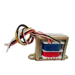 Single Phase Electronic EI28 EI48 EI66 EI76 EI86 EI96 EI 66 36 EI 66 45 EI 48*30 Power Transformer dengan Persetujuan CE ROHS