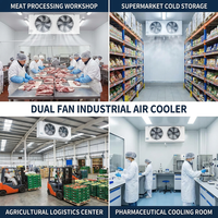 Evaporador Eléctrico de 3HP/4HP con Tubo de Aluminio y Cobre para Intercambio de Calor, Refrigeración de Motores, Sistemas de Almacenamiento Congelado, 220V/380V