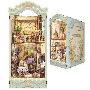 Hamaileon 3D Puzzle DIY Spielzeug Holz Miniatur Modell Kit Buchs tütze Bücherregal Land Tagebuch Home Decor und Freunde Geschenke - Product Image 1