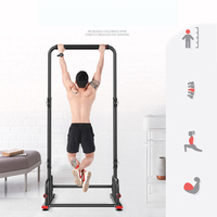 Estación de Dominadas PINJIAN para Ejercicio en Casa, Equipo de Gimnasio Interior Multifuncional, Estación de Dominadas y Flexiones