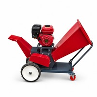 Broyeur de branches OEM ODM à démarrage par lanceur, déchiqueteur de jardin portable en acier inoxydable, haute productivité, nouvelle usine
