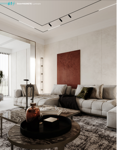 Tout nouveau éclairage d'exposition de musée d'or <span class=keywords><strong>noir</strong></span> blanc de 9W 3000k 4000k a mené la lumière de voie magnétique - Product Image 6