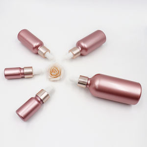 ขวดแก้วสีชมพูสำหรับน้ำมันหอมระเหยแบบขายส่ง ขนาด 2 ออนซ์ 60 มล. ขวดแก้วเปล่าพร้อมหลอดหยดสำหรับน้ำมันหอมระเหย - Product Image 6