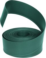 Bordures de parterre de fleurs en plastique de 20 m, bordures réglables de parterre de fleurs en rouleau en plastique pour bordures de chemins, chemins de gravier