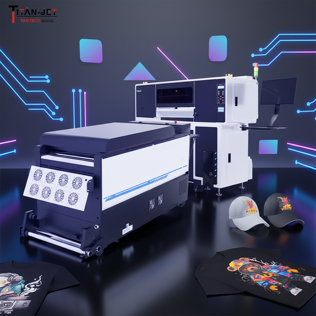 Factory 6-Head I3200 A1 DTF Printer 5 Color Pigment Ink T-shirt 60cm Printing Machine 2400DPI 1 Year Warranty