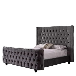 Latest Design Wholesale Factory Price Double Queen <strong>king</strong> <strong>Size</strong> <strong>Bed</strong> Frame Furniture Bedroom <strong>Bed</strong> - Product Image 1