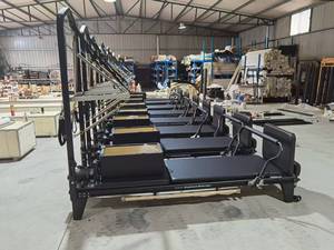 Soporte Principal Ajustable para Reformer de Pilates de Media Torre, Portátil y Duradero de Aluminio, Equipo de Fitness para Estudio de <span class=keywords><strong>Yoga</strong></span> y Gimnasio - Product Image 4