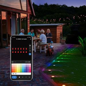 ไฟ LED อัจฉริยะสำหรับภายนอกอาคาร ติดตั้งถาวรสำหรับคริสต์มาส ควบคุมผ่าน Wifi, แอพ, รีโมท และเสียง ปรับความสว่างได้ เหมาะสำหรับตกแต่งวันหยุดติดผนัง - Product Image 5