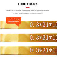 Cable FFC Amarillo de Paso de 0.3mm A/A A/B 31P 51P 61P para Módulo de Pantalla LCD MIPI LVDS