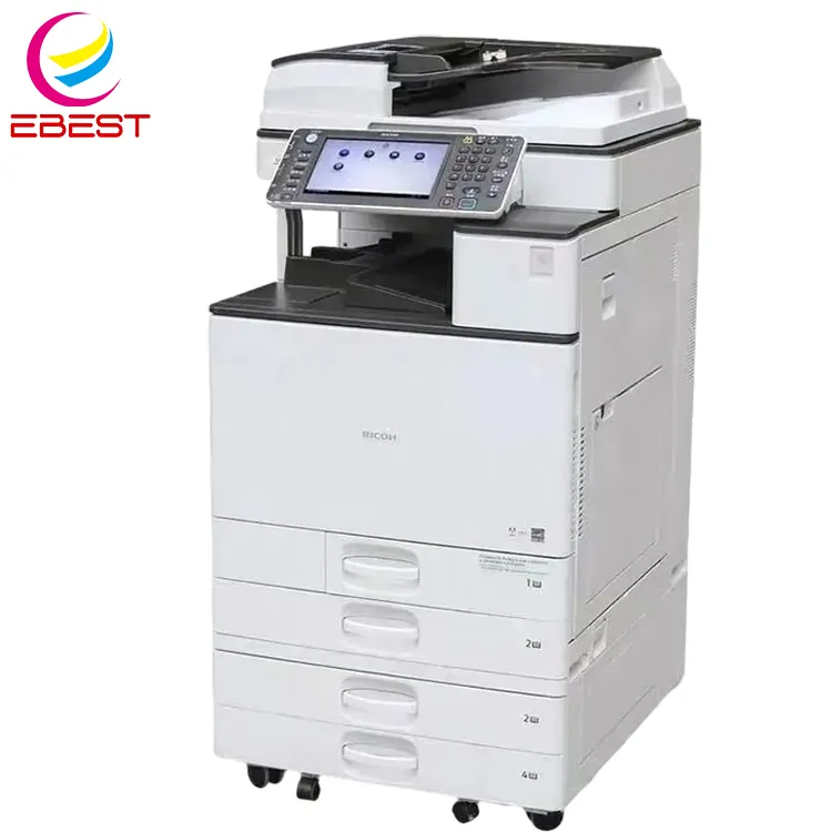 EBEST A3 A4 Ricoh MPC2503 Máquina De Fotocópia 2503 Velocidade Máquina De Impressão MP C2503 Impressora Copiadora Usada