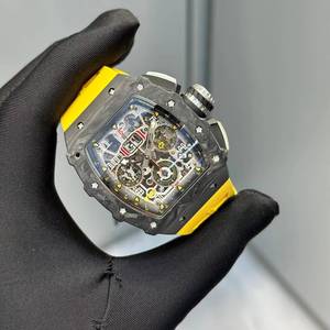 Popular RM 27-02 Full Carbon Fiber <b>Case</b> Sapphire Crystal Floating Tourbillon Movement Power Reserve Waterproof Men's <b>Watch</b> - Product Image 2