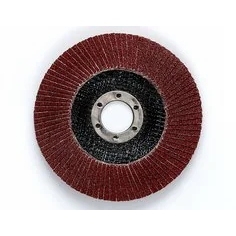 3M™Cubitrón™Ll Flap Disc 967A 180 mm Flat 60 + Papel de lija de óxido de aluminio duradero Dureza media con respaldo de tela para amoladoras - Product Image 1