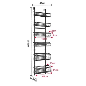 Estante de Almacenamiento Perforado de Aleación de Zinc para Montar en la Pared, Organizador de Juguetes de un Solo Nivel, Organizadores Multifuncionales para el Hogar - Product Image 5
