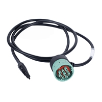 Connecteur J1939 9 broches Deutsch à angle droit vers faisceau de câbles télémétriques 12 broches pour camions, flotte, ELD, traceur GPS, personnalisé OEM