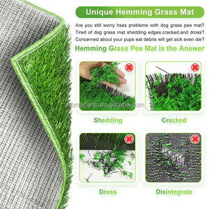 AromaNano Lot de 2 Tapis d'Entraînement pour Chiens en Plastique, Écologiques, Blancs, Grand Format 51x76x20cm, de Haute Qualité, pour Chiots Modernes - Product Image 3