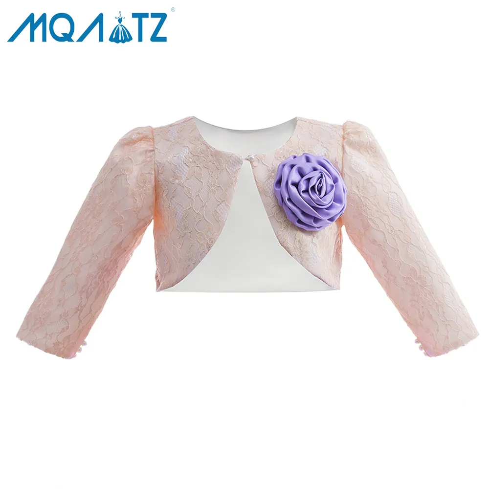 New Fashion Baby Girl Long Sleeves Coat Children Lace Scarves & Shawls Kids Cape