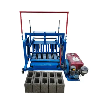 Very Good US Semi-automatic Concrete Block Making Machine Diesel Block Making Machine Best Selling Cement Brick Making Machine