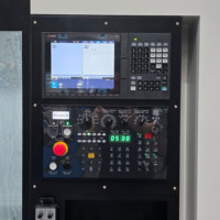 Centre d'usinage vertical VMC855, machine de fraisage CNC, contrôleur Fanuc/3/4 axes, haute précision, broche BT40, 24 outils