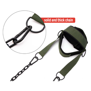 Gimnasio Boxeo Entrenamiento de fuerza Arnés de cuello Entrenamiento de levantamiento de pesas con cadena de acero de 90cm - Product Image 6