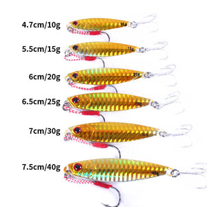 10g/15g/20g/25g/30g/40g leurres de pêche durs artificiels appâts de plomb pêche à la traîne appâts de gabarits en métal - Product Image 3