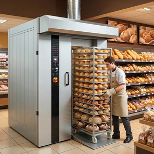 Horno Rotatorio Industrial para Panadería, Mini Horno Rotatorio Chino de 16, 32, 40 Bandejas, Convector Eléctrico de Aire Caliente - Product Image 2