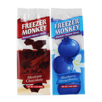 Sachets de crème glacée jetables, 100 pièces, emballage personnalisé pour glace glacée, paquets de sucettes et bonbons, sacs en plastique
