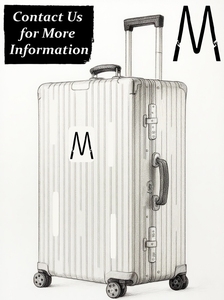 Valise de voyage classique de créateur, silencieuse, en aluminium, grande capacité, style vintage, avec serrure TSA006, modèle Rimo - Product Image 4