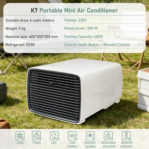 Ventes d'usine 110V 220V Climatisation uniquement pour moustiquaire Tente Faible consommation d'énergie Climatisation électrique - Product Image 4