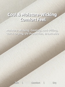 T-shirt à manches longues de performance à col montant et demi-zip pour homme, jersey sportif réfléchissant, protection solaire respirante, coupe athlétique régulière - Product Image 3