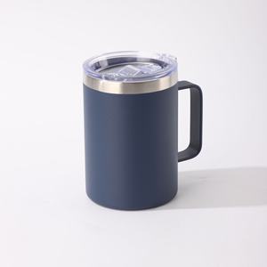 Nuova Tazza da Viaggio 16OZ per Commercio Estero, con Manico per Sublimazione, in Acciaio Inossidabile Isolato, Lavabile in Lavastoviglie, Adatta al Microonde, con Coperchio Trasparente, per Caffè - Product Image 5