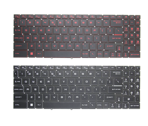Nuevo teclado US SP GR para <span class=keywords><strong>MSI</strong></span> GF66 MS-1582 GF76 GL76 <span class=keywords><strong>GL66</strong></span> MS-17L1 MS-17H3 retroiluminado en rojo - Product Image 3
