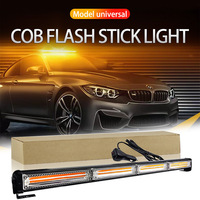 COB Universal-Lichtleiste Einreihige Hochleistungs-4-Segment-Helle-LED-Warnleuchte Neuwertiger Zustand Grenzüberschreitende Auto-Streifenlampe