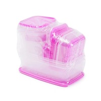 Lot de 17 boîtes de rangement transparentes pour cuisine, contenants alimentaires, organisateurs de réfrigérateur, bocaux de rangement pour snacks, noix et fruits