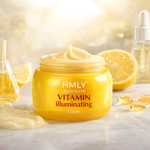 Crème éclaircissante à la vitamine C 5 %, niacinamide 3 %, TXA, correcteur de taches brunes, crème barrière à la céramide, marque privée - Product Image 1